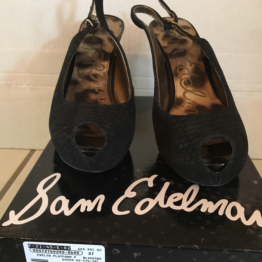 SAM EDELMAN PLATFORM SLING BACK 👠